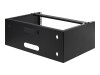 StarTech.com 4HE Wandmontage Rack - 19 Zoll Wandmontage-Netzwerk-Rack - 35cm tief (Low Profile)