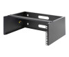 StarTech.com 4HE Wandmontage Rack - 19 Zoll Wandmontage-Netzwerk-Rack - 35cm tief (Low Profile)