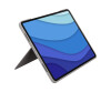 Logitech Combo Touch - Tastatur und Foliohülle - mit Trackpad - hintergrundbeleuchtet - Apple Smart connector - QWERTZ - Deutsch - Sand - für Apple 12.9-inch iPad Pro (5. Generation)