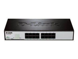 D-Link DES 1016D - Switch - 16 x 10/100 - Desktop