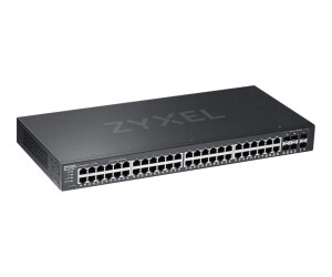 Zyxel GS2220-50 - Switch - Managed - 44 x 10/100/1000 + 4 x combi gigabit -SFP + 2 x gigabit SFP