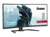 Iiyama G-MASTER Red Eagle GB3467WQSU-B5 - LED-Monitor - gebogen - 86.4 cm (34")