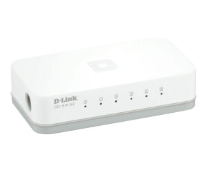 D-Link Dlinkgo 5-Port Fast Ethernet Easy Desktop Switch GO-SW-5E