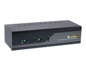 InLine 62654I - KVM-/Audio-/USB-Switch - 4 x KVM/Audio/USB