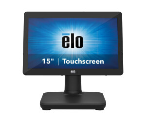 Elo Touch Solutions EloPOS System i2 - All-in-One (Komplettlösung) - 1 x Celeron J4105 / 1.5 GHz - RAM 4 GB - SSD 128 GB - UHD Graphics 600 - GigE - WLAN: 802.11a/b/g/n/ac, Bluetooth 5.0 - Win 10 IoT Enterprise LTSB 64-bit - Monitor: LED 39.6 cm (15.6")
