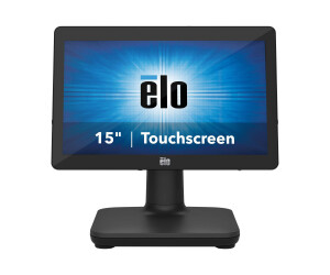 Elo Touch Solutions EloPOS System i3 - All-in-One (Komplettlösung) - 1 x Core i3 8100T / 3.1 GHz - RAM 4 GB - SSD 128 GB - UHD Graphics 630 - GigE - WLAN: 802.11a/b/g/n/ac, Bluetooth 5.0 - kein Betriebssystem - Monitor: LED 39.6 cm (15.6")