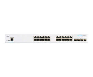 Cisco Business 250 Series CBS250-24PP -4G - Switch - L3 - Smart - 24 x 10/100/1000 (POE+)