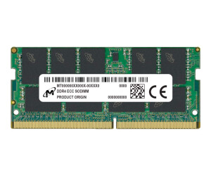 Micron DDR4 - Modul - 32 GB - SO DIMM 260-PIN
