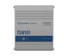 Teltonika TSW101 - Switch - 5 x 10/100/1000 - can be assembled on DIN rail, wall -mounted