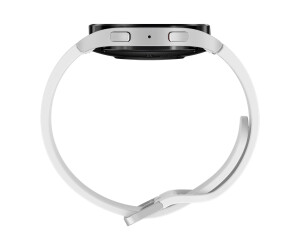 Samsung Galaxy Watch5 - 44 mm - silber - intelligente Uhr mit Sportband - weiß - Anzeige 3.46 cm (1.4")