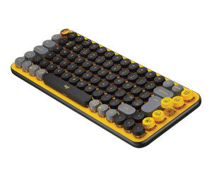 Logitech POP Keys - Tastatur - kabellos - USB, Bluetooth LE, Bluetooth 5.1