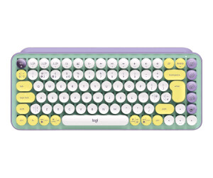 Logitech POP Keys - Tastatur - kabellos - USB, Bluetooth LE, Bluetooth 5.1