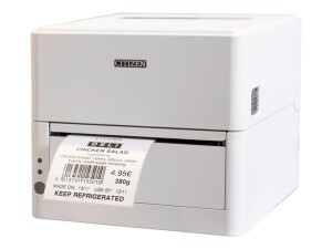 Citizen CL-H300SV Printer_ Silver Ion USB White En Plug...