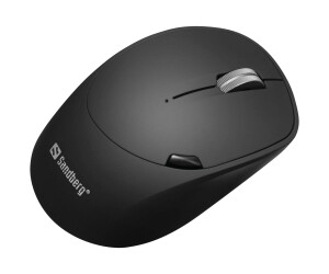 SANDBERG Pro - Maus - optisch - 6 Tasten - kabellos - 2.4 GHz, Bluetooth 4.0, Bluetooth 5.0 - kabelloser Empfänger (USB)