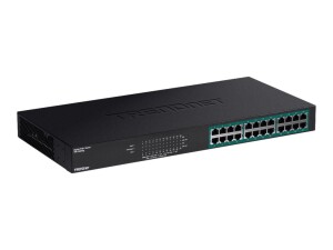 TRENDnet TPE TG240g - Switch - 24 x 10/100/1000 (PoE+)