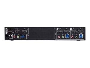 ATEN CM1942 - KVM-/Audio-/USB-Switch - 4K, DisplayPort,...