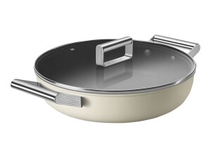 SMEG 50s Style CKFD2811CRM - Deep pan mit Deckel