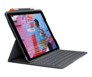 Logitech Slim Folio - keyboard and folio hop