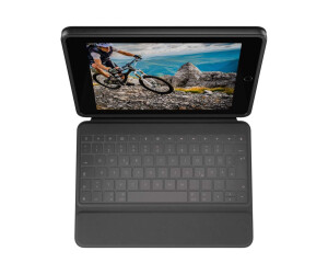 Logitech Rugged Folio - Tastatur und Foliohülle - Apple Smart connector - QWERTY - Nordisch (Dänisch/Finnisch/Norwegisch/Schwedisch)