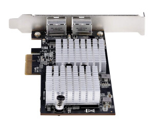StarTech.com 2-Port 10Gbps PCIe Network Adapter Card, Network Card for PCs/Servers, Full-Height/Low-Profile PCIe Ethernet Card w/Jumbo Frames, NIC/LAN Interface Card - Marvell AQC113CS Chipset, PXE Boot (ST10GSPEXNDP2)