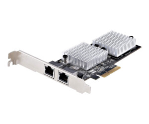 StarTech.com 2-Port 10Gbps PCIe Network Adapter Card, Network Card for PCs/Servers, Full-Height/Low-Profile PCIe Ethernet Card w/Jumbo Frames, NIC/LAN Interface Card - Marvell AQC113CS Chipset, PXE Boot (ST10GSPEXNDP2)