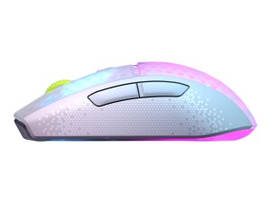 Turtle Beach Roccat Burst Pro Air - Mouse - ergonomically - optically - 6 keys - wireless - 2.4 GHz, Bluetooth 5.2 - Wireless recipient (USB)