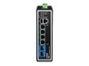 TRENDnet TI-BG62i - Switch - industriell - L2+ - managed - 4 x 10/100/1000 (PoE++)