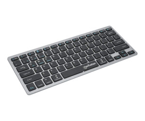 Manhattan Ultra Slim Dual-Mode - Tastatur - kabellos