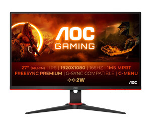 AOC Gaming 27G2SPAE/BK - G2 Series - LED monitor - Gaming...