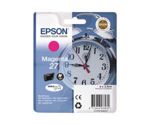 Epson 27 - 3.6 ml - Magenta - original - blister packaging