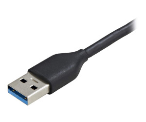 StarTech.com 4 Port USB 3.0 Hub - SuperSpeed 5 Gbit/s USB 3.1 Gen 1 Type-A Verteiler - USB Bus Powered -  28cm USB Host Kabel (HB30AM4AB)
