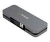 StarTech.com 4 Port USB 3.0 Hub - SuperSpeed 5 Gbit/s USB 3.1 Gen 1 Type-A Verteiler - USB Bus Powered -  28cm USB Host Kabel (HB30AM4AB)