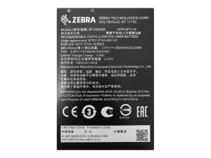 Zebra PowerPrecision - Tablet-Akku - Lithium-Polymer