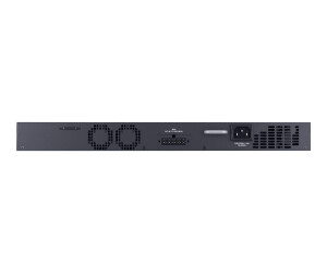 Dell Networking N1524P - Switch - L2+ - Managed - 24 x 10/100/1000+ 4 x 10 Gigabit SFP+ - Air flow from front to back - mounted on rack - PoE+ (30.8 W)