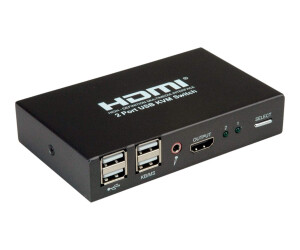 Roline KVM/Audio/USB switch-2 x KVM/Audio/USB