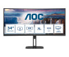 AOC Value-line CU34V5C/BK - V5 series - LED-Monitor - gebogen - 86.4 cm (34")
