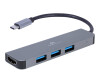 Gembird Cablexpert A-CM-COMBO2-01 - Dockingstation - USB-C 3.2