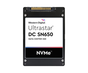 WD Ultrastar DC SN650 WUS5EA176ESP5E3 - SSD - 7.68 TB - intern - 2.5" (6.4 cm)