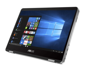 ASUS VivoBook Flip 14 TP401MA EC412TS - Flip-Design - Intel Celeron N4020 / 1.1 GHz - Win 10 Home in S mode - UHD Graphics 600 - 4 GB RAM - 128 GB eMMC - 35.6 cm (14")