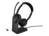 Jabra Evolve2 55 MS Stereo - Headset - On-Ear