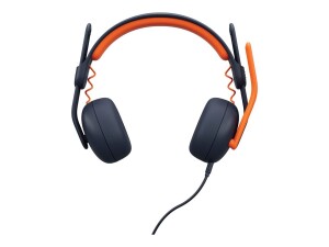 Logitech Zone Learn Wired On-Ear Headset for Learners, 3.5mm AUX