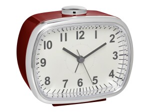 TFA 60.1032.05 analogous alarm clock red