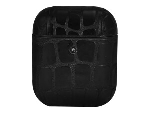 TerraTec Air Box - Tasche für Kopfhöhrer - Polycarbonat - stone black - für Apple AirPods (1. Generation, 2. Generation)