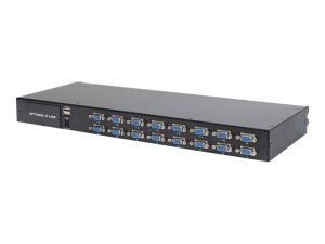 DIGITUS 17" LCD KVM Konsole, 16-Port VGA, deutsche...