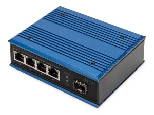 DIGITUS 4 Port Gigabit Ethernet Netzwerk PoE Switch,...