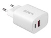 Lindy Netzteil - 20 Watt - 3 A - PD 3.0 - 2 Ausgabeanschlussstellen (USB, 24 pin USB-C)