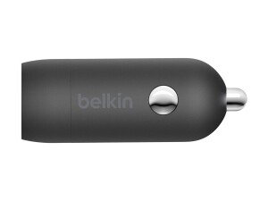 Belkin BoostCharge - Auto-Netzteil - 30 Watt - 3 A - Fast Charge (24 pin USB-C)