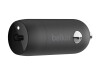 Belkin BoostCharge - Auto-Netzteil - 30 Watt - 3 A - Fast Charge, Power Delivery 3.1 (24 pin USB-C)