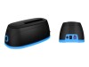 ICY BOX IB-1124L-C3 - HDD-Dockingstation mit Datenanzeige, Netzanzeige, Ein/Aus-Schalter Schächte: 1 - 2,5" / 3,5" gemeinsam genutzt (6,4 cm/8,9 cm gemeinsam genutzt)