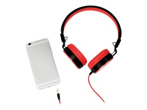 LogiLink HS0049RD - Kopfhörer - On-Ear - kabelgebunden